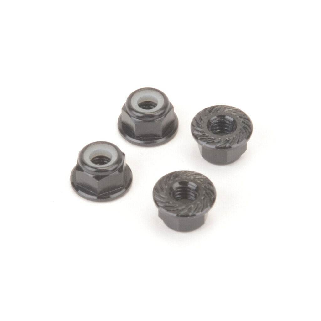monkeyking m4 aluminium serrated nyloc RC wheel nuts 7mm
