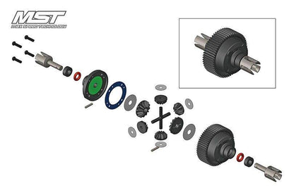 MST RMX-M S PRO RC Drift Car Kit 532207 - 1/10 RWD (M-Chassis)