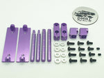 Magnetic Stealth Bodyshell Mount Set for RC cars, invisible mounting for a clean look - purple