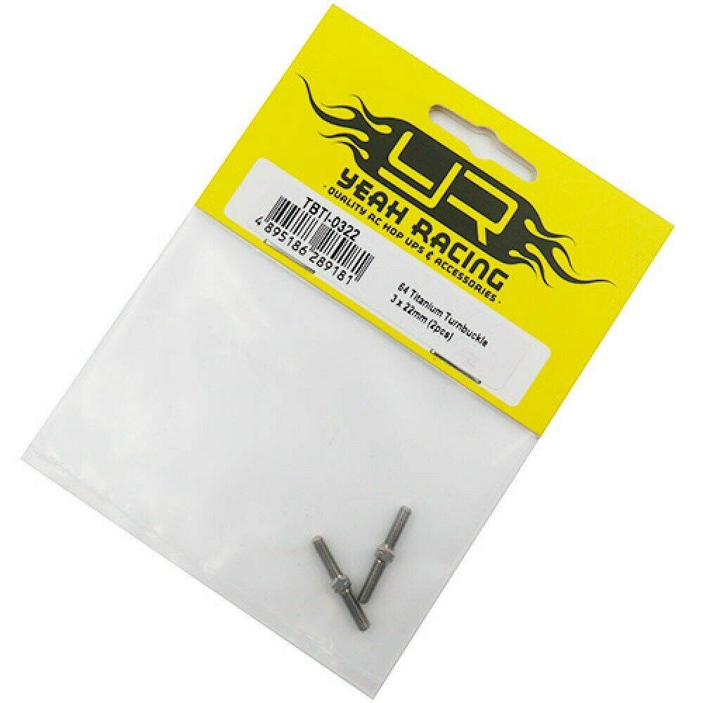 rc titanium turnbuckles set 1/10 car - lightweight (various sizes)