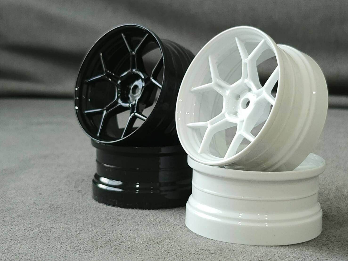 ds racing df-007 rc drift wheels lightweight 6mm offset 1/10