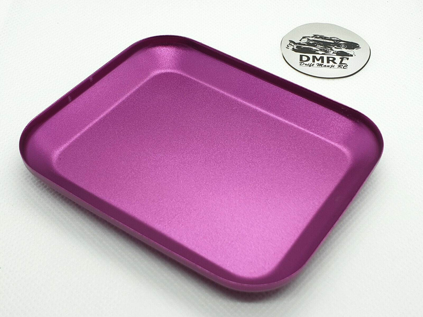 Magnetic parts tray tool designed for RC car model building, repairs, and maintenance, ensuring secure parts handling