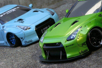 tetsujin r35 gt-r liberty walk v1 body shell 198mm width