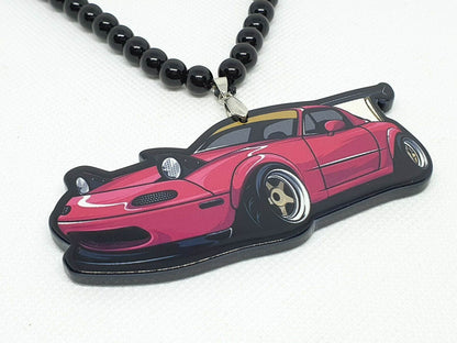Drift Car Keyring Rear View Mirror Decoration