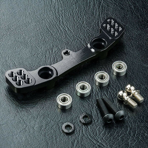 Close-up of MST RMX 2.5 Aluminium Steering Joint Plate #210590 for enhanced RC steering control