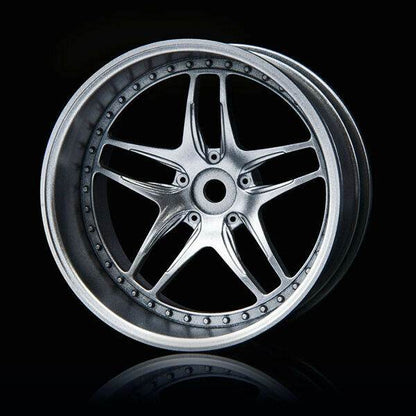 1/10 scale mst fb style rc drift wheels set of 4