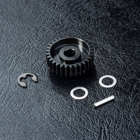 Close-up of MST FXX Steel Transmission Gear A 30T #210447 for RC transmission systems