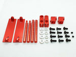 Magnetic Stealth Bodyshell Mount Set for RC cars, invisible mounting for a clean look - red