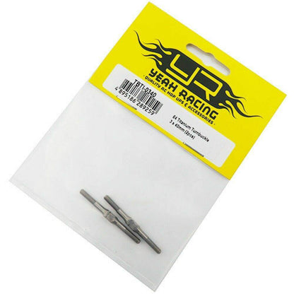 rc titanium turnbuckles set 1/10 car - lightweight (various sizes)