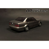 APlastics BMW E34 Sedan 1:10 RC Car Body Shell, Clear Unpainted, 195mm - UK