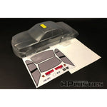 APlastics BMW E34 Sedan 1:10 RC Car Body Shell, Clear Unpainted, 195mm - UK