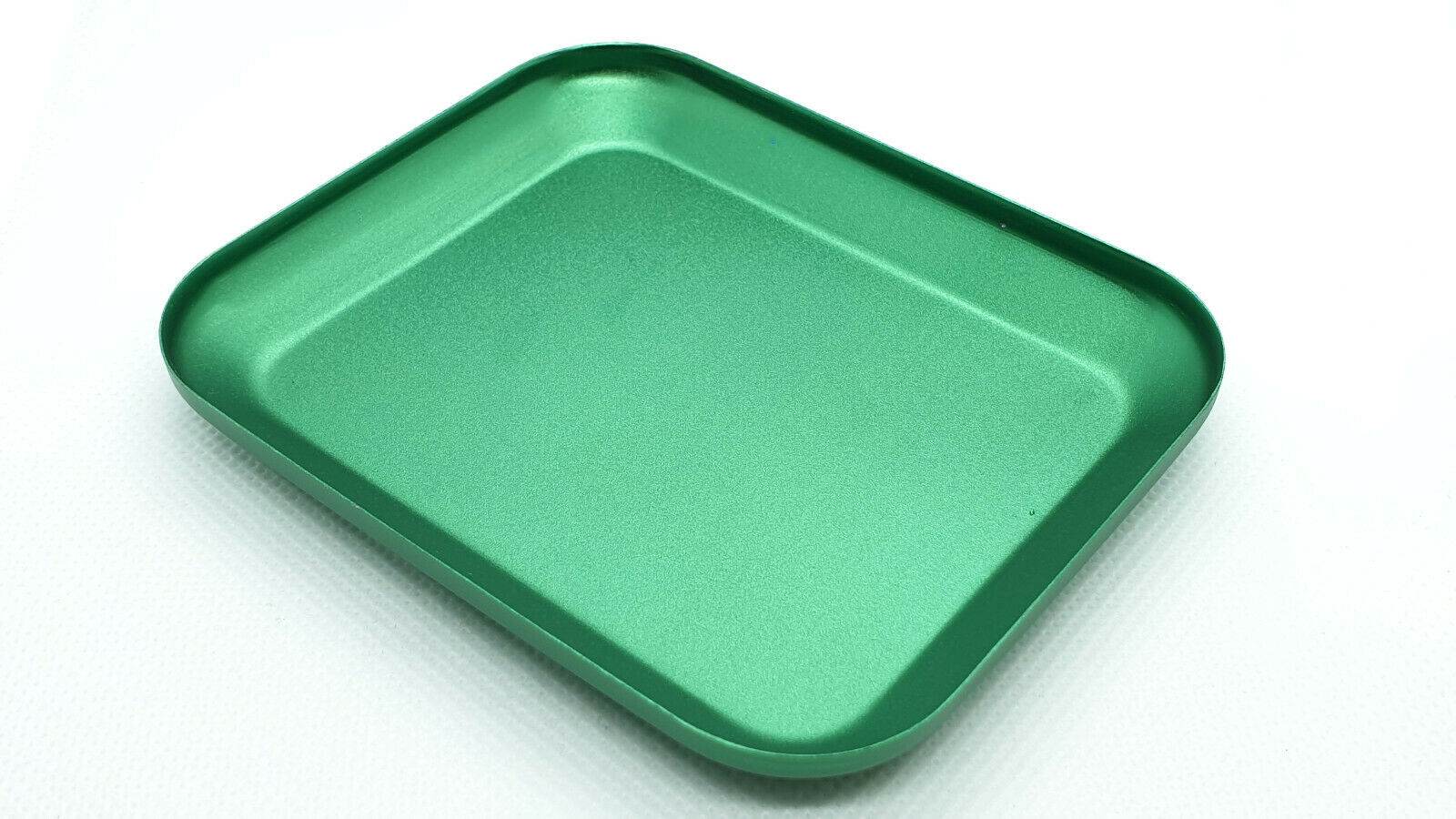 Magnetic parts tray tool designed for RC car model building, repairs, and maintenance, ensuring secure parts handling - green