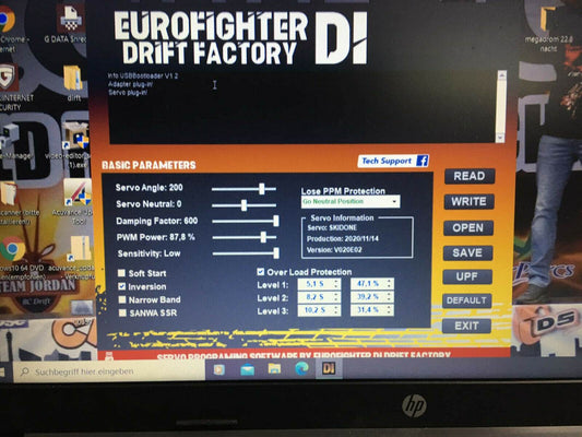 Eurofighter D1 Drift Factory USB Interface Program Module