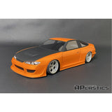 APlastics Nissan S15 Sileighty RC Car Body Shell, Unpainted, 205mm - UK