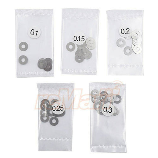 rc car stainless steel shim washer set - various sizes
