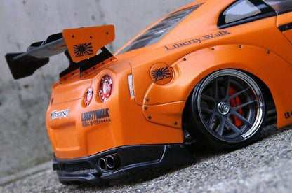 Tetsujin R35 GT-R Liberty Walk V1 RC RC body shell 1/10