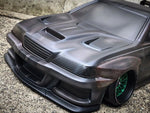1/10 RC Car Toyota Mark|| JZX 100 Aero Tetsujin Body shell, Clear-Unpainted