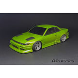APlastics Nissan S13 RC Car Body Shell, Clear Unpainted, 205mm -
