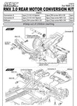 MST RMX 2.5 Rear Motor Conversion Kit #210579 for RC drift cars