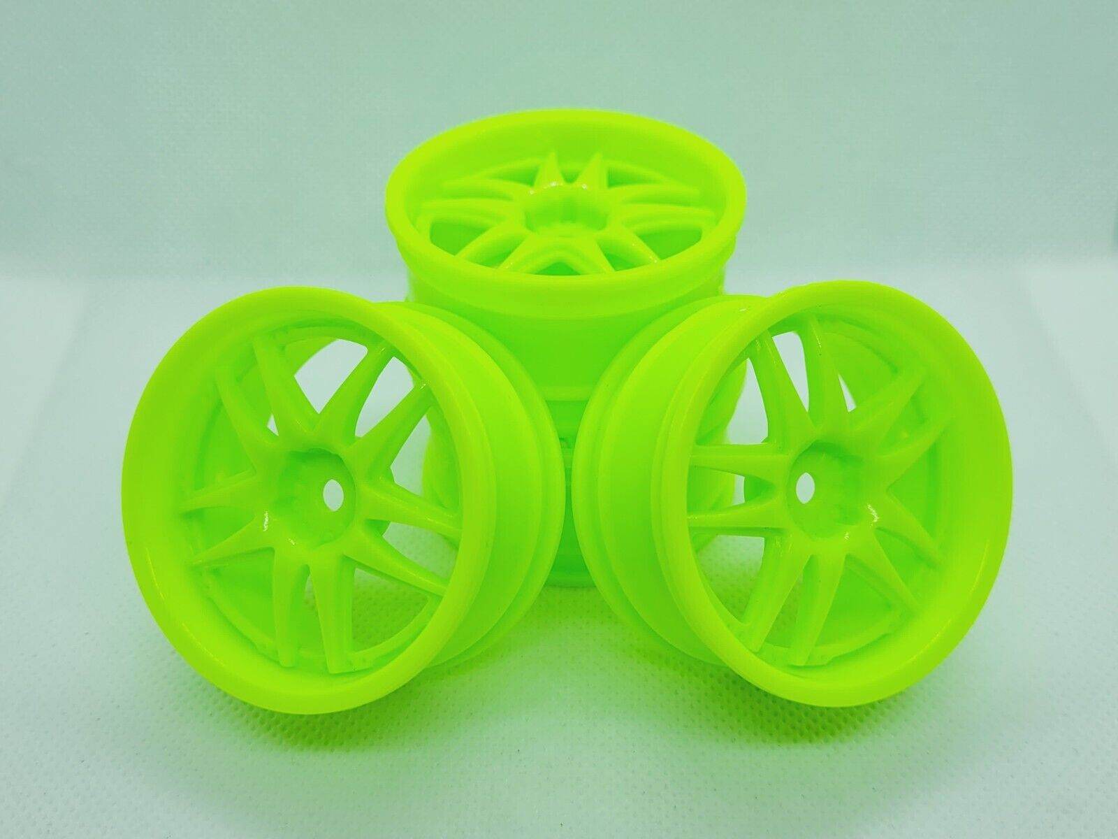 RC Car wheel set, 1:10 twin spoke +4mm offset