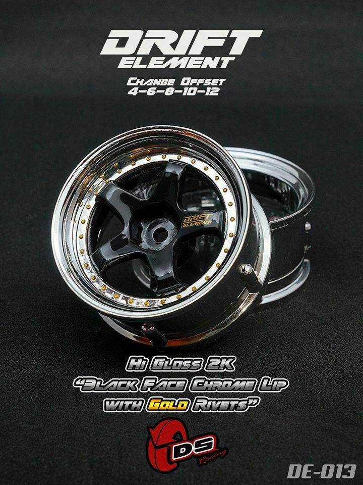ds racing drift elements de-013 rc drift wheels changeable offset 1/10