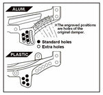 MST RMX 2.5 Rear Damper Stay / Shock Tower Aluminium #210578