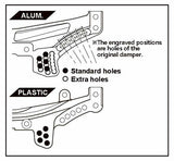 MST RMX 2.5 Rear Damper Stay / Shock Tower Aluminium #210578
