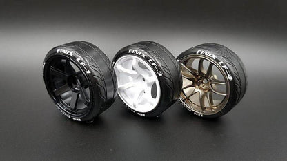 1/10 scale ds racing rwd lf-3 tread look rc drift tyres set