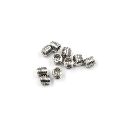 M3 x 3mm Grub Hex Socket Stainless Steel Screws, 10pcs
