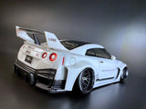 Clear Unpainted 1/10 RC Car Bodyshell - Tetsujin Nissan R35 GT-R LB Works GT