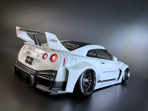 Clear Unpainted 1/10 RC Car Bodyshell - Tetsujin Nissan R35 GT-R LB Works GT