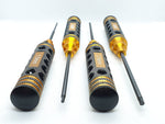 Premium RC Car Allen Hex Metric Screwdriver Set - 4pcs Tool Set