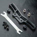 Close-up of MST RMX 2.0/2.5 Aluminium Front Damper Shock Tower, enhancing suspension stability, #210577