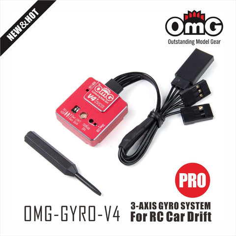 rc drift car OMG V4 High Performance 3 Axis Stability Gyro