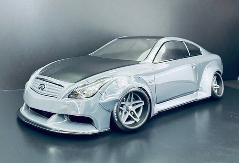 Tetsujin Nissan Skyline V36 LB Bodyshell, 200mm, Clear-Unpainted TT-8212