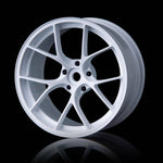 Close-up of MST RID Style 1/10 RC Drift Wheels with +11mm offset, 4pcs set