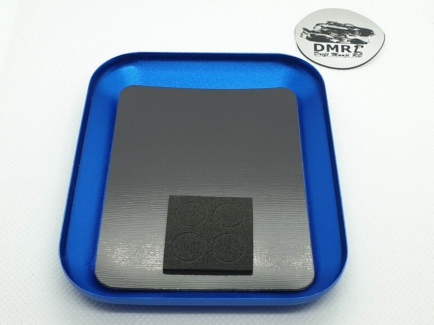 Magnetic parts tray tool designed for RC car model building, repairs, and maintenance, ensuring secure parts handling