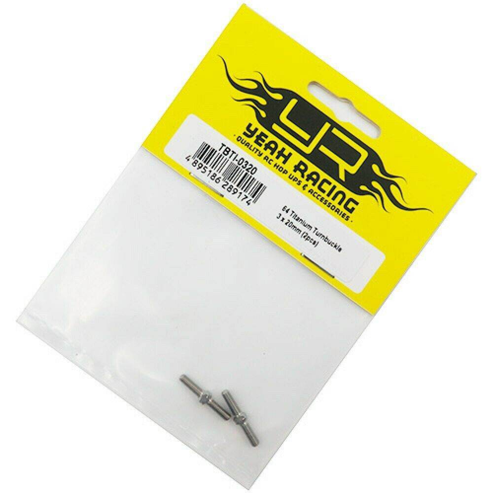 rc titanium turnbuckles set 1/10 car - lightweight (various sizes)