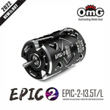 OMG Epic V2 13.5T Sensored Brushless Motor - Black