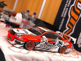 1/10 RC Car Toyota Mark|| JZX 100 Aero Tetsujin Body shell, Clear-Unpainted