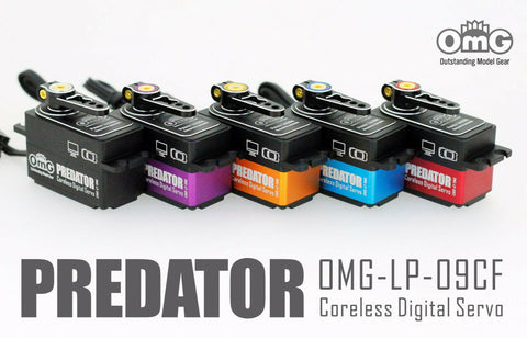 OMG Predator Digital Low Profile Steering Servo 25T- Coreless OMG-LP-09CF