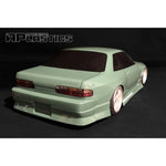 APlastics Nissan S13 Onevia 1:10 RC Car Body Shell, Clear Unpainted, 205mm - UK