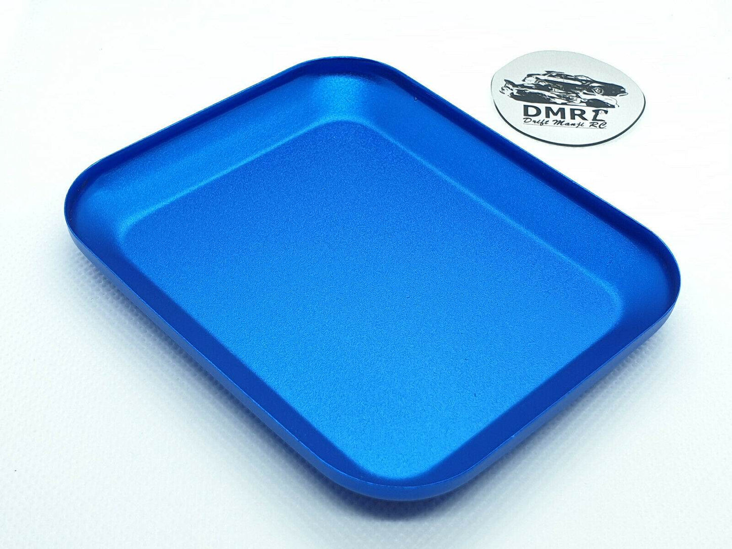 Magnetic parts tray tool designed for RC car model building, repairs, and maintenance, ensuring secure parts handling