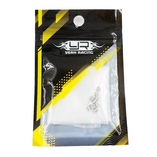 M3 x 3mm Grub Hex Socket Stainless Steel Screws, 10pcs