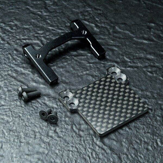 MST MRX ESC Mounting Plate 210669BK - Carbon / Aluminium