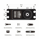 OMG RC Car Predator Low Profile Brushless Digital Steering Servo, 25T OMG-LP-16BF