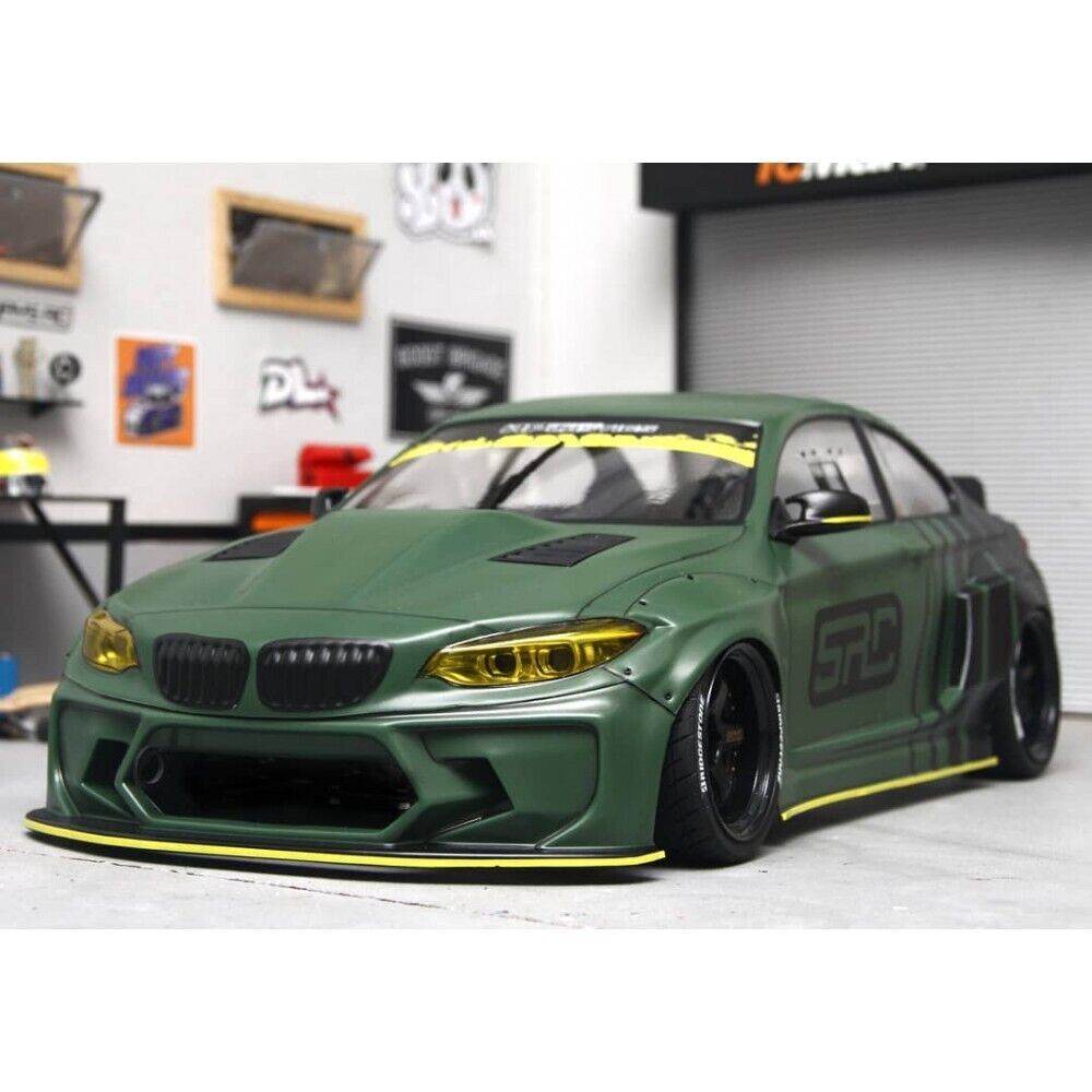 bmw m2 rc body shell 1/10 drift aplastics

