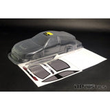 APlastics Nissan S15 Sileighty RC Car Body Shell, Unpainted, 205mm - UK