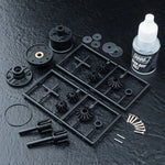 Close-up of MST MRX FXX Reinforced Bevel Diff Assembly Set #210683 for durability