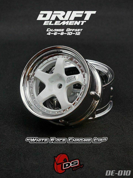 ds racing drift elements de-010 rc drift wheels changeable offset 1/10